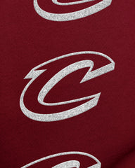 CLEVELAND CAVALIERS GO BIG '47 OVERSIZED CREW WOMENS CARDINAL