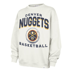 DENVER NUGGETS ARCH CLOUD '47 OVERSIZED CREW WOMENS SANDSTONE