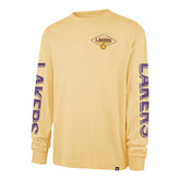 LOS ANGELES LAKERS CAIRN '47 RAVINE FOUNDATION LONG SLEEVE TEE SAFFRON