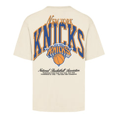 NEW YORK KNICKS BACK DOOR POCKET '47 FOUNDATION TEE CREAM