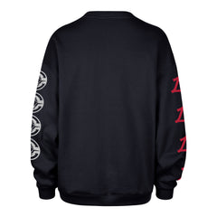LOS ANGELES CLIPPERS GO BIG '47 OVERSIZED CREW WOMENS FALL NAVY