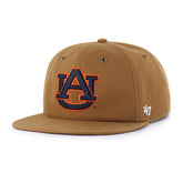 AUBURN TIGERS CARHARTT '47 CAPTAIN RL RELAXED FIT BROWN