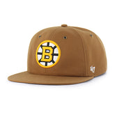 BOSTON BRUINS CARHARTT '47 CAPTAIN RL RELAXED FIT BROWN