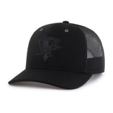 PITTSBURGH PENGUINS CARHARTT '47 TRUCKER BLACK