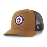 WINNIPEG JETS CARHARTT '47 TRUCKER BROWN