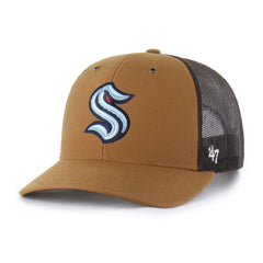 SEATTLE KRAKEN CARHARTT '47 TRUCKER BROWN