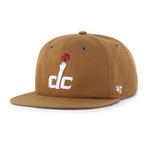 WASHINGTON WIZARDS CARHARTT '47 CAPTAIN RL RELAXED FIT BROWN