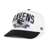 BALTIMORE RAVENS PRIME PLAY '47 HITCH RF RELAXED FIT YOUTH WHITE