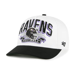 BALTIMORE RAVENS PRIME PLAY '47 HITCH RF RELAXED FIT YOUTH WHITE