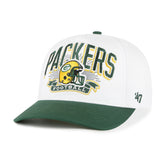 GREEN BAY PACKERS HISTORIC PRIME PLAY '47 HITCH RF RELAXED FIT WHITE