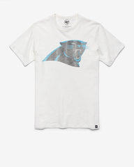 CAROLINA PANTHERS GRIT '47 SCRUM TEE WHITE WASH