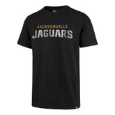 JACKSONVILLE JAGUARS GRIT WORDMARK '47 SCRUM TEE JET BLACK