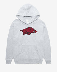 ARKANSAS RAZORBACKS IMPRINT '47 NAOMI HOOD WOMENS RELAY GREY