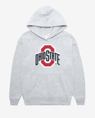 OHIO STATE BUCKEYES IMPRINT '47 NAOMI HOOD WOMENS RELAY GREY