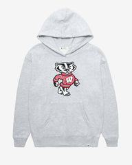 WISCONSIN BADGERS IMPRINT '47 NAOMI HOOD WOMENS RELAY GREY