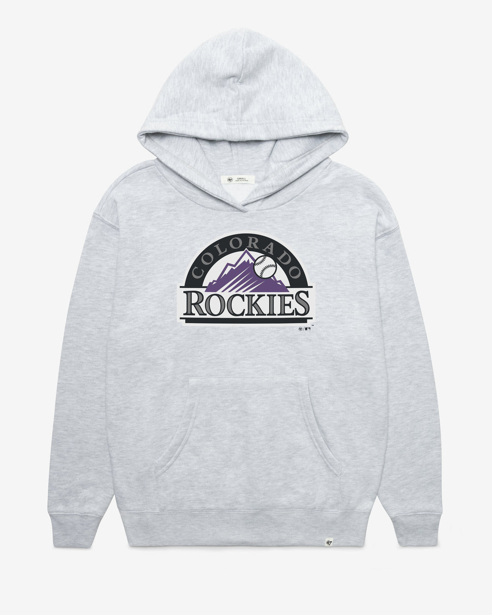 COLORADO ROCKIES IMPRINT '47 NAOMI HOOD WOMENS RELAY GREY