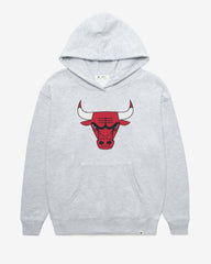 CHICAGO BULLS IMPRINT '47 NAOMI HOOD WOMENS RELAY GREY
