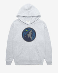 MINNESOTA TIMBERWOLVES IMPRINT '47 NAOMI HOOD WOMENS RELAY GREY