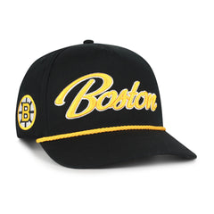 BOSTON BRUINS OVERHAND '47 HITCH BLACK