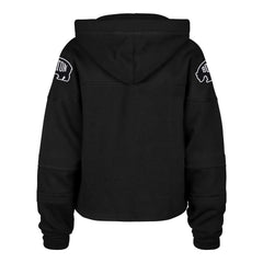 BOSTON BRUINS CROPPED '47 SUPERIOR LACER HOOD WOMENS JET BLACK
