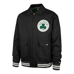 BOSTON CELTICS HADDEY '47 HOMESTEAD JACKET BLACK