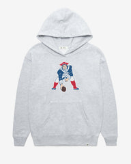 NEW ENGLAND PATRIOTS HISTORIC IMPRINT '47 NAOMI HOOD WOMENS RELAY GREY