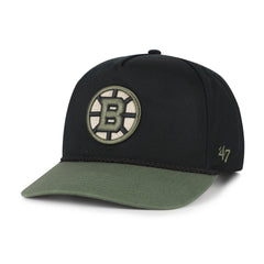 BOSTON BRUINS KHAKI ACCENTS '47 HITCH BLACK