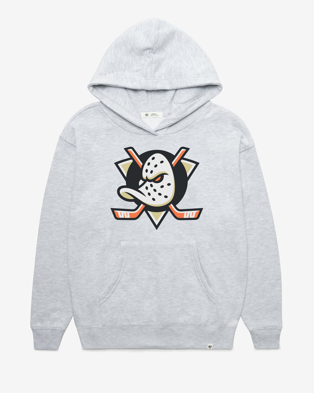 ANAHEIM DUCKS IMPRINT '47 NAOMI HOOD WOMENS RELAY GREY