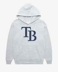 TAMPA BAY RAYS IMPRINT '47 NAOMI HOOD WOMENS RELAY GREY