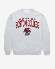 BOSTON COLLEGE EAGLES BC CAMPUS ARCH CLOUD '47 OVERSIZED CREW WOMENS RELAY GREY