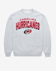CAROLINA HURRICANES CAMPUS ARCH CLOUD '47 OVERSIZED CREW WOMENS RELAY GREY