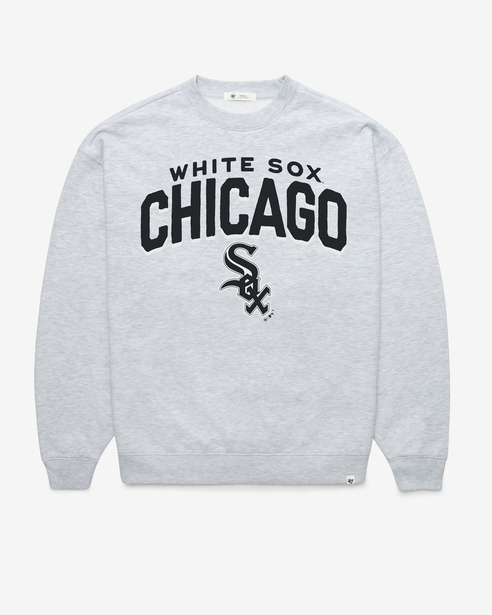 CHICAGO WHITE SOX CAMPUS ARCH CLOUD '47 OVERSIZED CREW WOMENS RELAY GREY