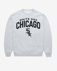CHICAGO WHITE SOX CAMPUS ARCH CLOUD '47 OVERSIZED CREW WOMENS RELAY GREY