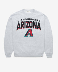 ARIZONA DIAMONDBACKS CAMPUS ARCH CLOUD '47 OVERSIZED CREW WOMENS RELAY GREY