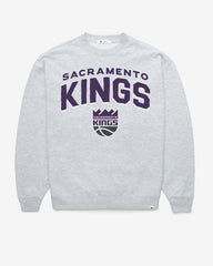 SACRAMENTO KINGS CAMPUS ARCH CLOUD '47 OVERSIZED CREW WOMENS RELAY GREY