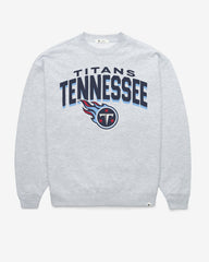 TENNESSEE TITANS CAMPUS ARCH CLOUD '47 OVERSIZED CREW WOMENS RELAY GREY