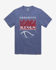 SACRAMENTO KINGS HARDWOOD CLASSICS GRIT '47 SCRUM TEE BLEACHER BLUE
