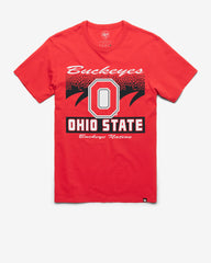 OHIO STATE BUCKEYES WAVER '47 FRANKLIN TEE RACER RED