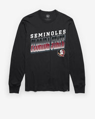 FLORIDA STATE SEMINOLES POLISHED '47 FRANKLIN LONG SLEEVE TEE FLINT BLACK