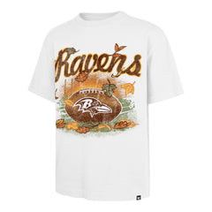 BALTIMORE RAVENS CRISP AUTUMN AIR '47 FOUNDATION TEE WHITE