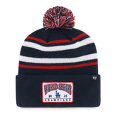 LOS ANGELES DODGERS 2025 WORLD SERIES CHAMPIONS '47 CUFF KNIT NAVY