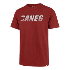 CAROLINA HURRICANES GRIT WORDMARK '47 SCRUM TEE RESCUE RED