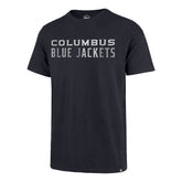 COLUMBUS BLUE JACKETS GRIT WORDMARK '47 SCRUM TEE FALL NAVY