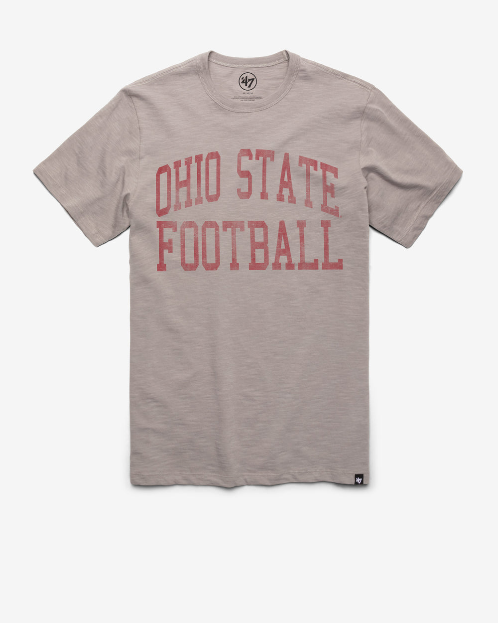 OHIO STATE BUCKEYES CLASSIC BLOCK '47 SCRUM TEE WOLF GREY