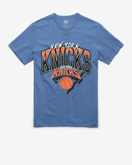 NEW YORK KNICKS CITY EDITION SWISH FADE '47 FRANKLIN TEE CADET BLUE