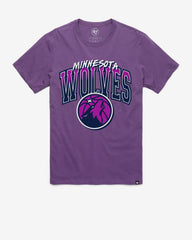 MINNESOTA TIMBERWOLVES CITY EDITION SWISH FADE '47 FRANKLIN TEE REGENT PURPLE
