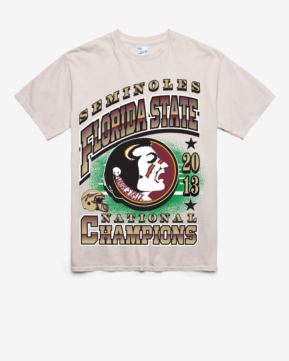 FLORIDA STATE SEMINOLES H-CHAM LOCKER VINTAGE '47 TUBULAR TEE DUNE