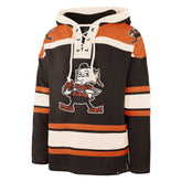 CLEVELAND BROWNS HISTORIC SUPERIOR '47 LACER HOOD BROWN