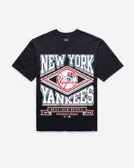 NEW YORK YANKEES HEATER '47 FOUNDATION TEE NAVY
