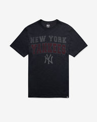 NEW YORK YANKEES STADIUM WAVE '47 SCRUM TEE FALL NAVY